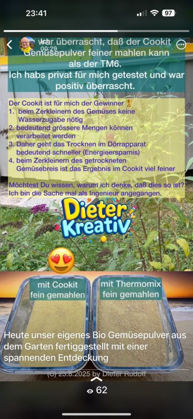 Das beste Gemüsepulver - Foto (C) 2025 Dieter Rudolf