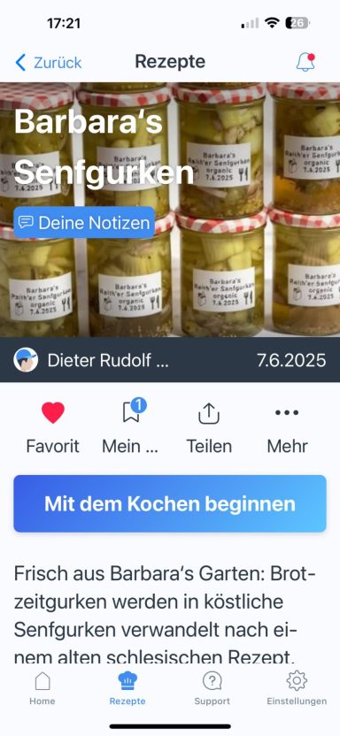 Senfgurken a la Barbara - Foto (C) 2025 Dieter Rudolf