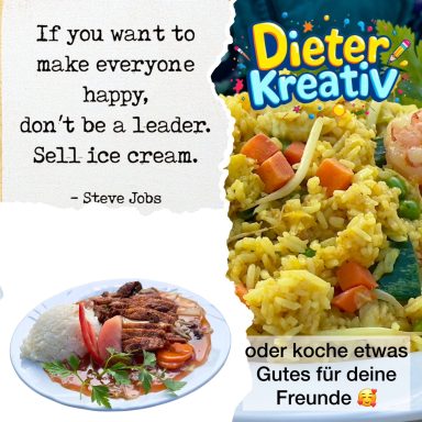 Leckeres Kochen ist die Lösung - Foto (C) 2025 Dieter Rudolf Leckeres Kochen ist die Lösung